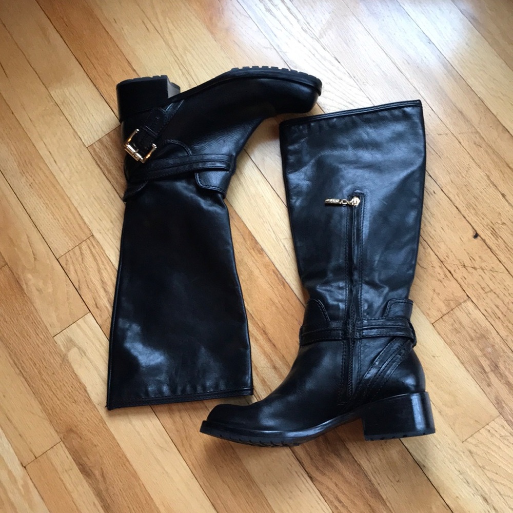 Elizabeth and James black leather boots, 8